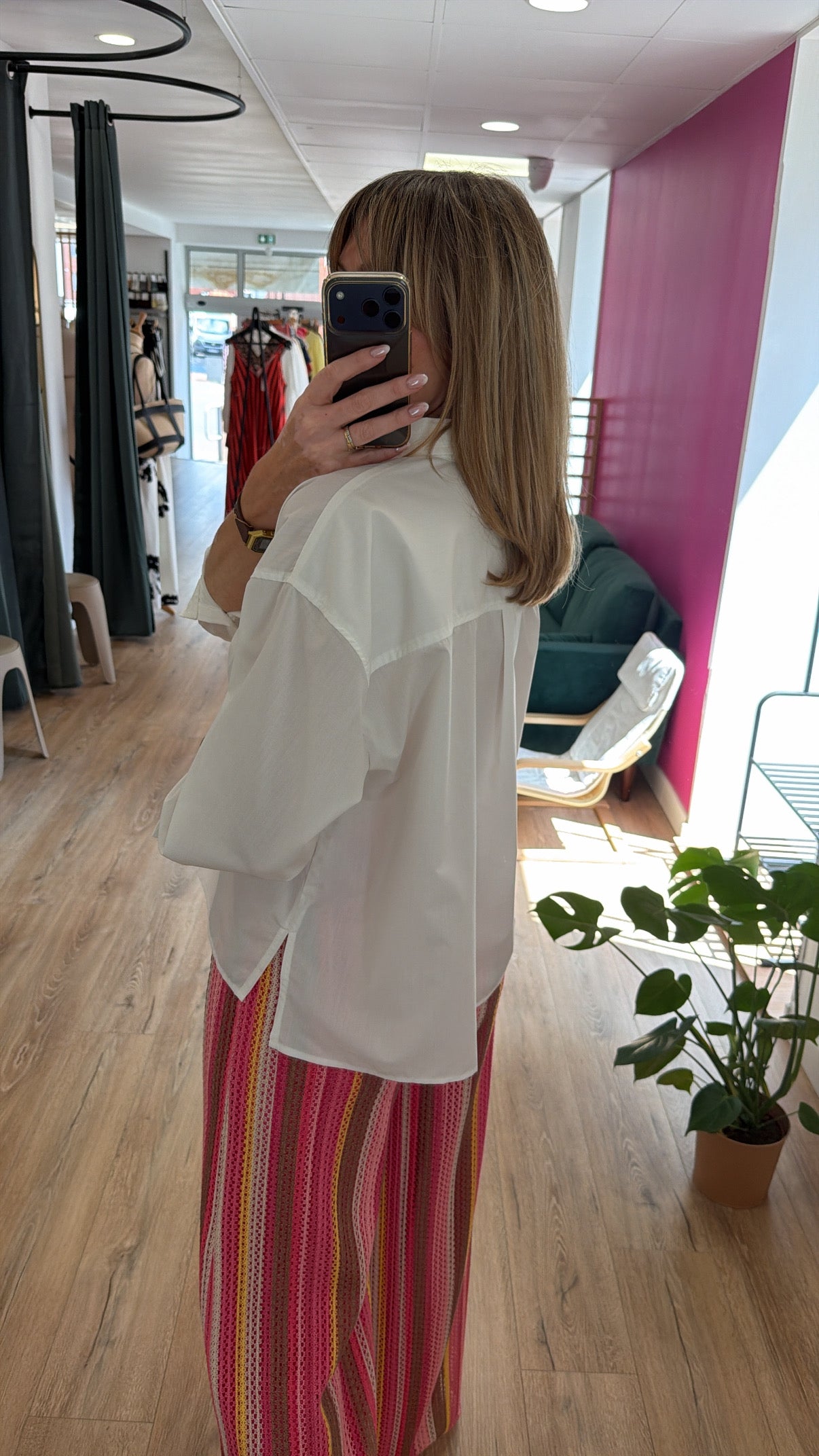 Chemise SIANA Blanc cassé