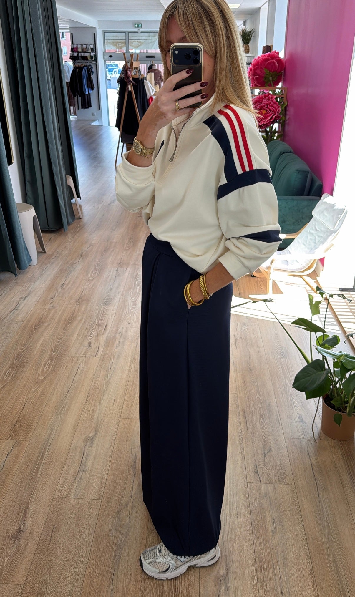 Pantalon LUCAS Bleu marine
