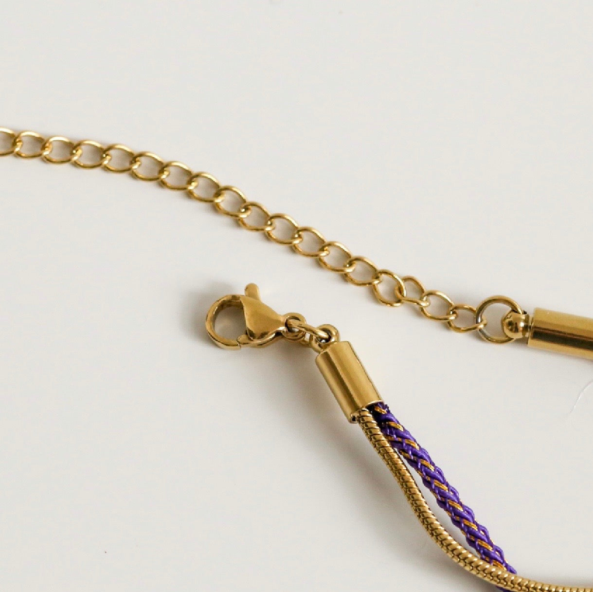 Bijoux VALENTIN & VALENTINE 2 en 1 Violet