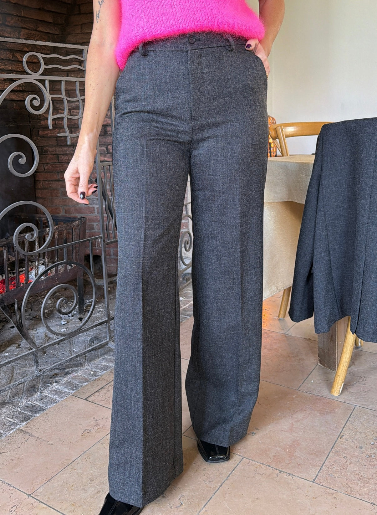 Pantalon MYLÈNE Gris
