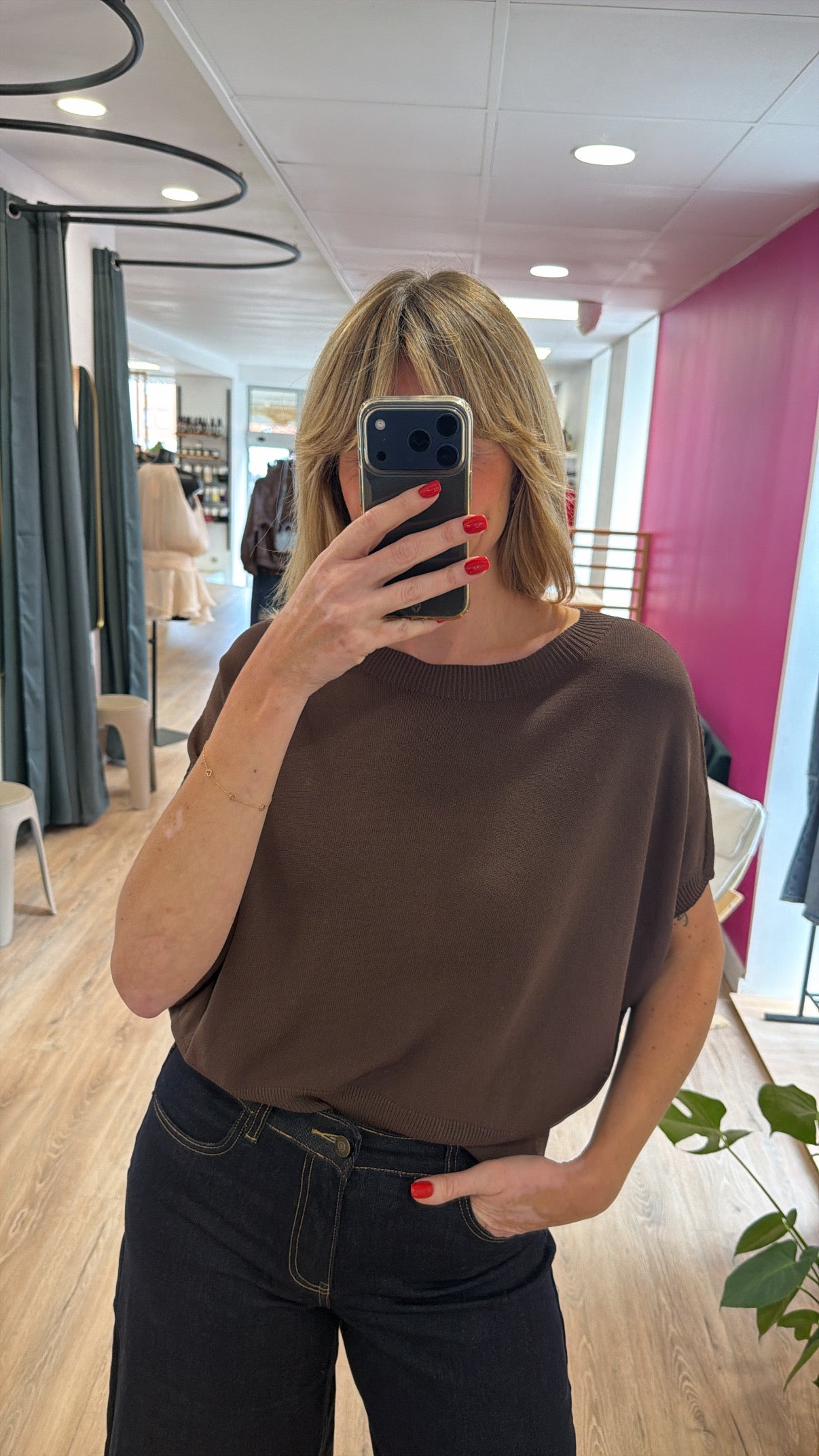 Pull LILOU Chocolat