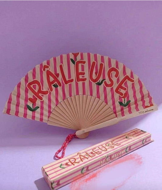 Éventail « RÂLEUSE »