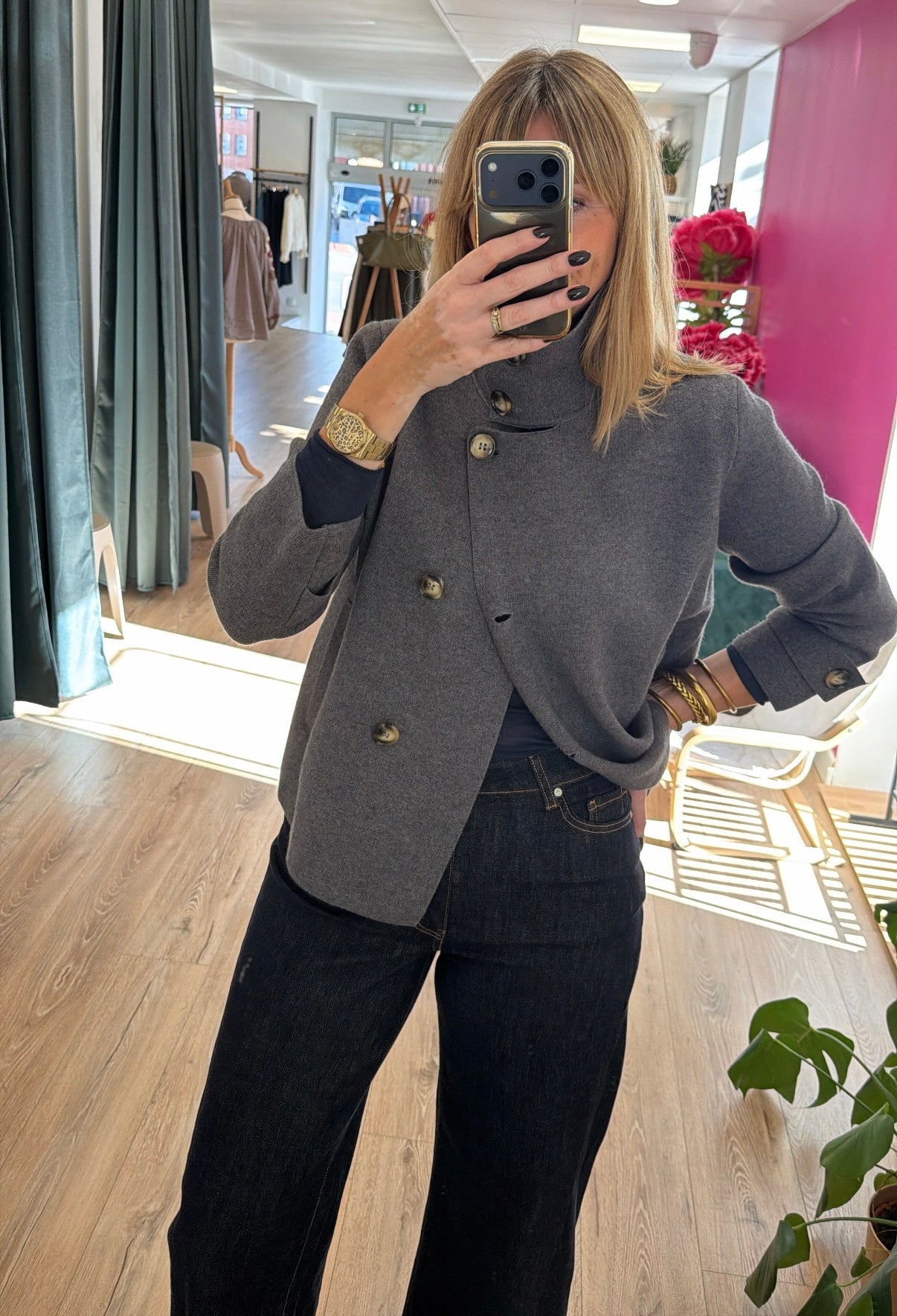 Gilet NINON Gris