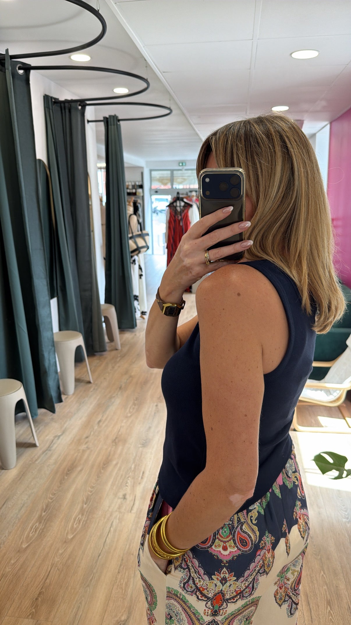 Top JULES Bleu marine