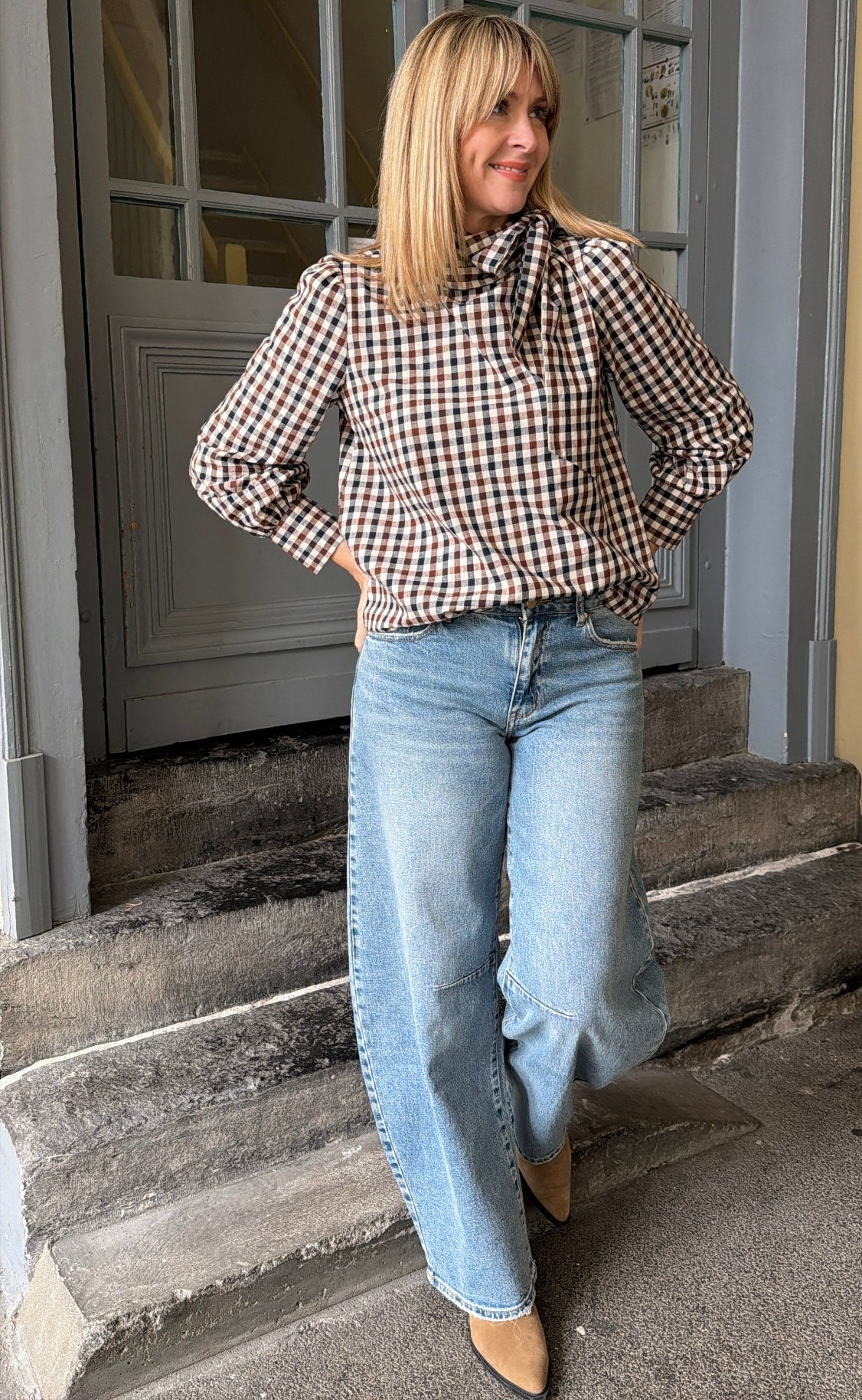 Blouse CORALIE à nœud