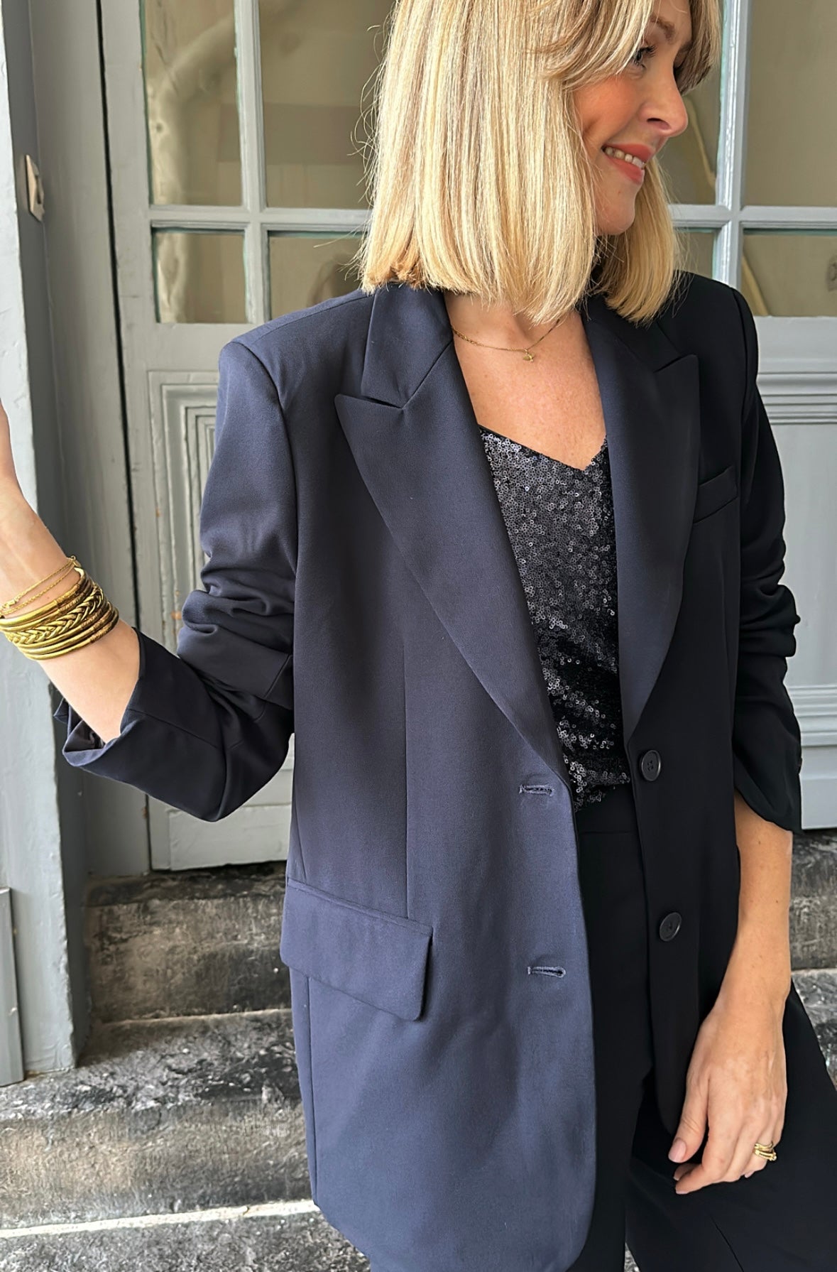 Blazer SIMON Bleu marine