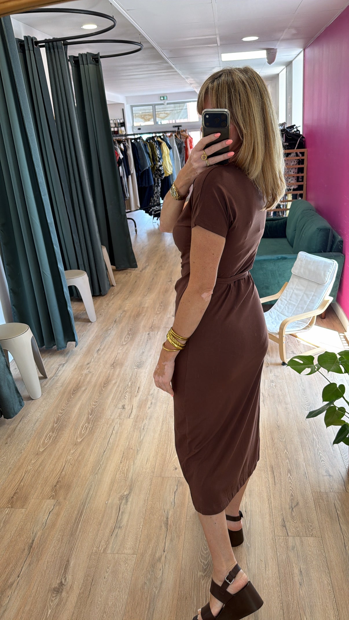 Robe MILENA Chocolat