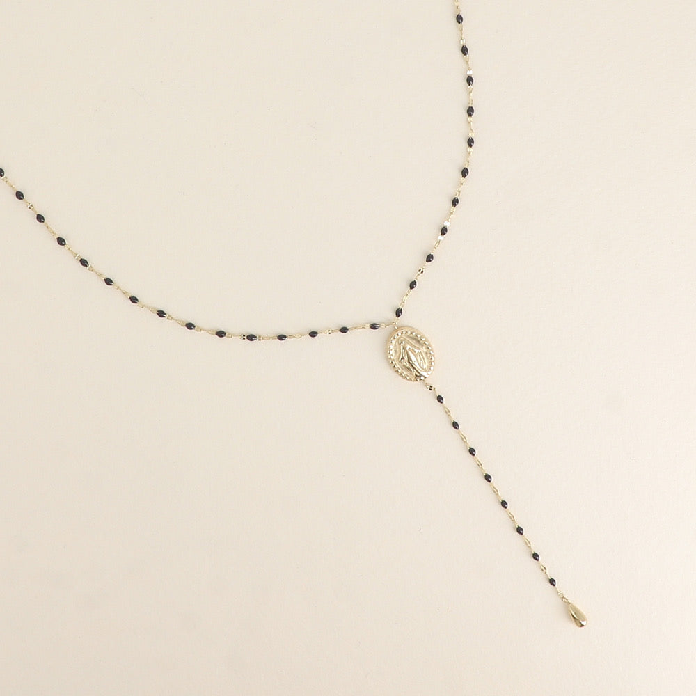 Collier cravate ELISKA Noir