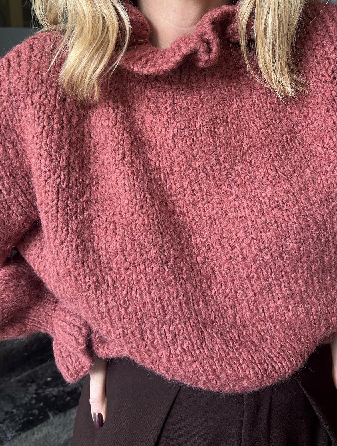 Pull CHARLOTTE Bois de rose