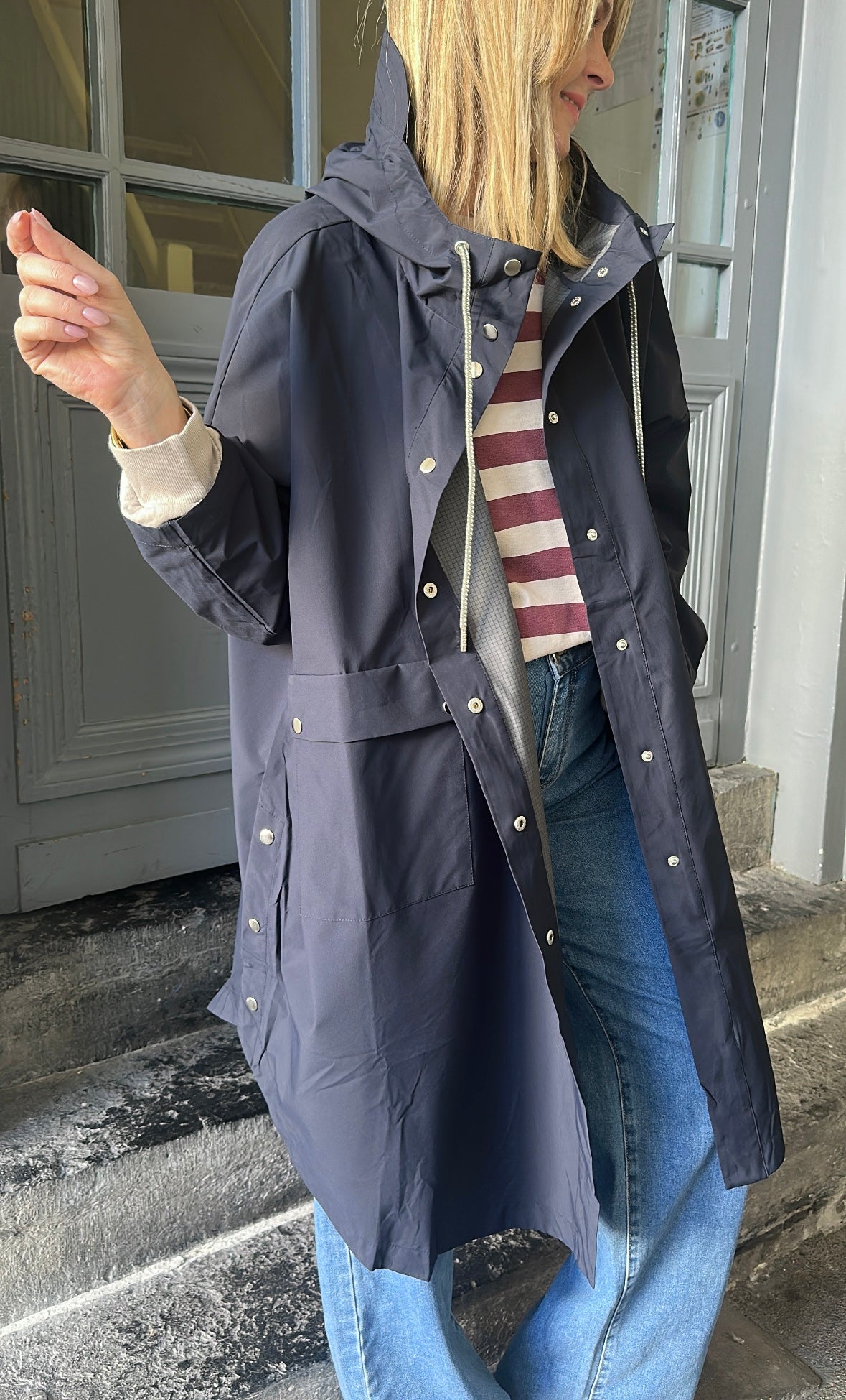Imperméable GABIN Bleu Marine
