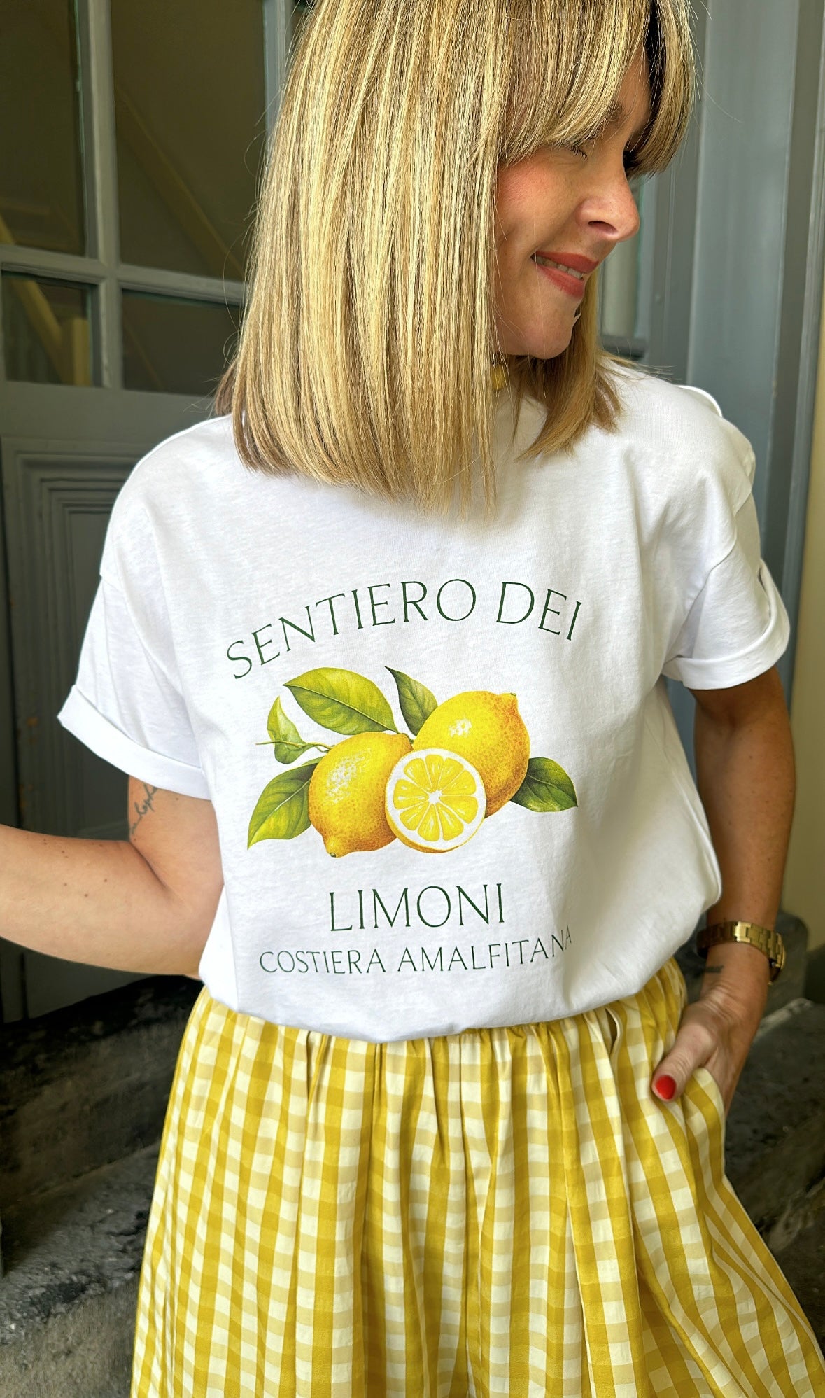T-shirt THEA LIMONI PIECES