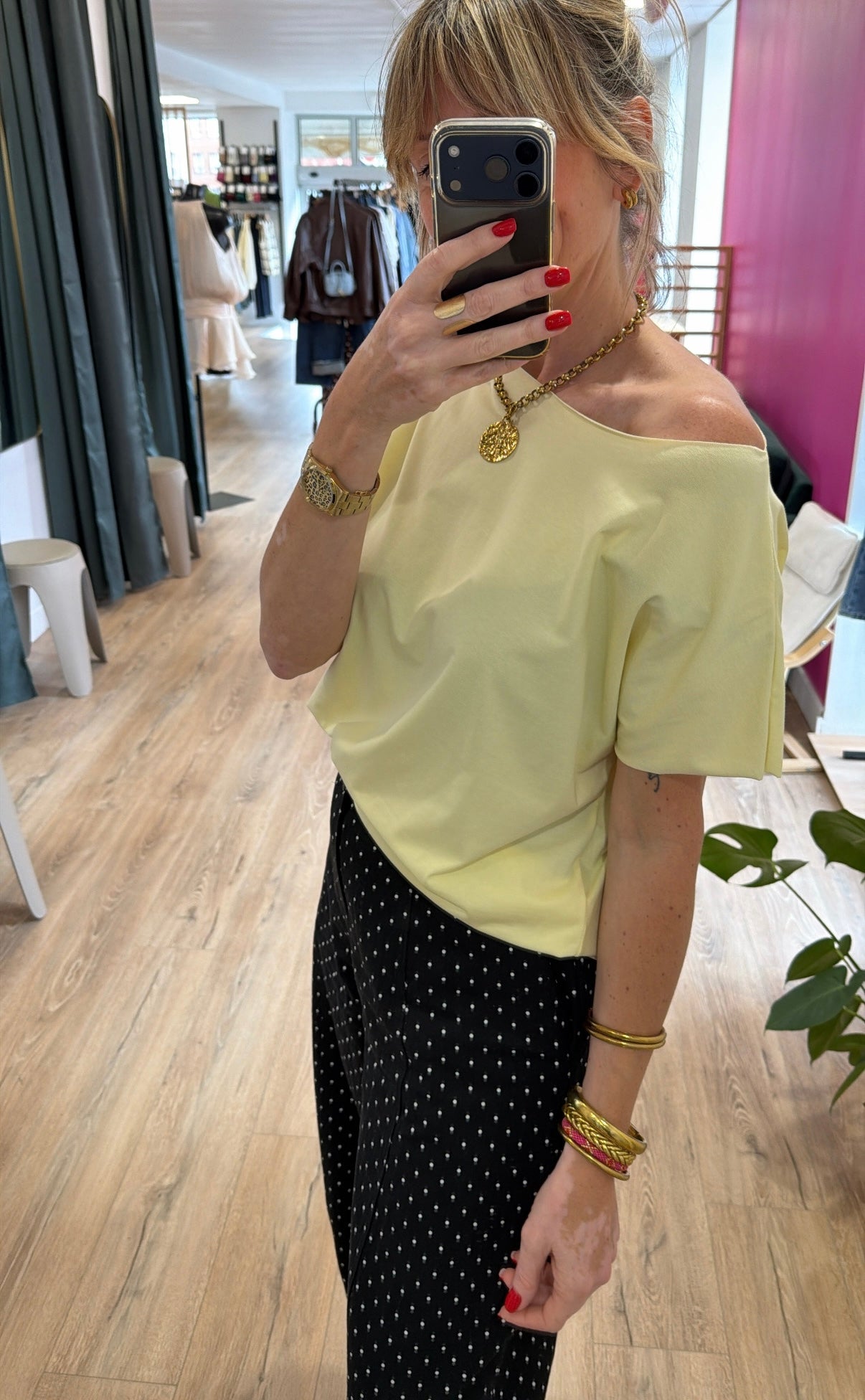 T-shirt GIGI Jaune beurre