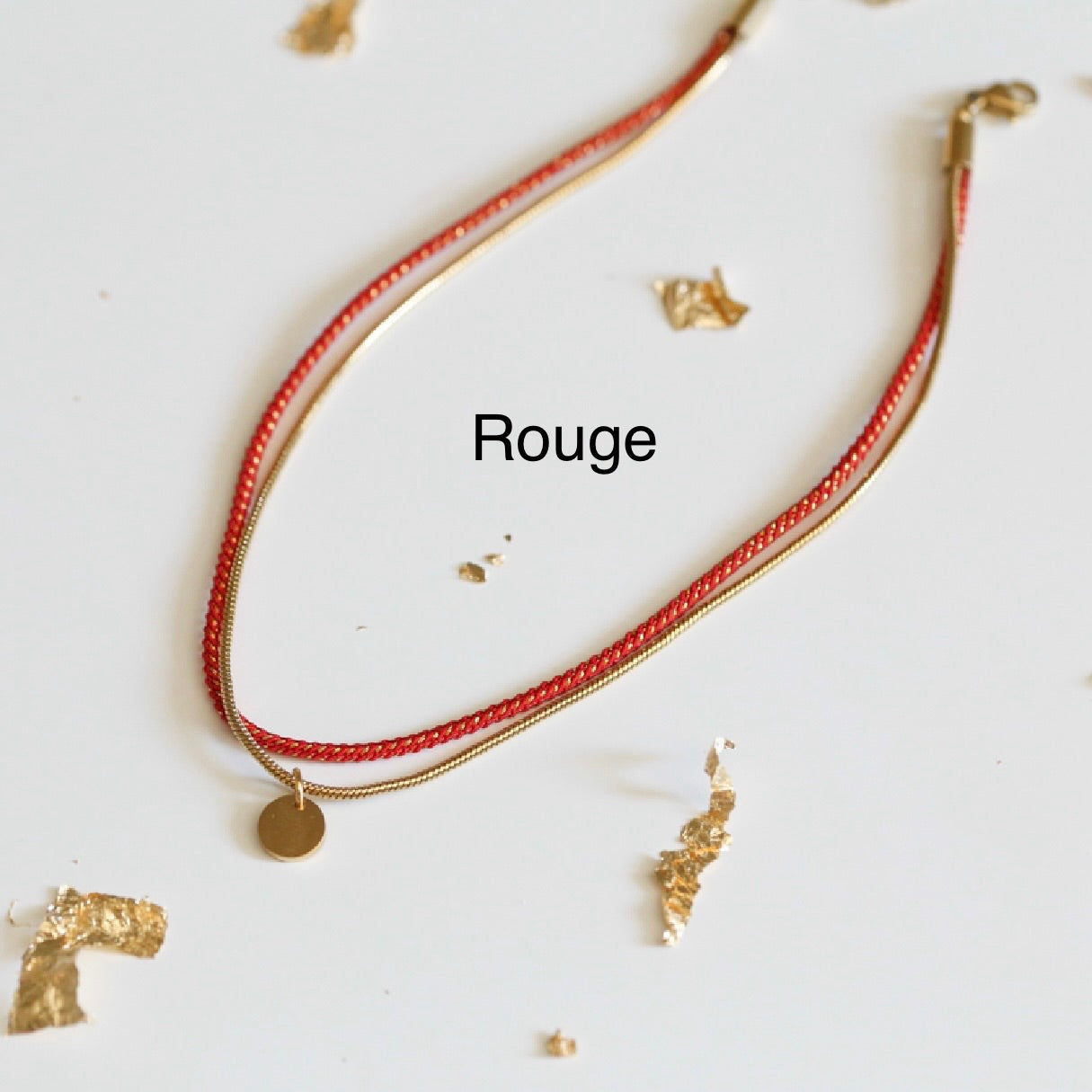 Bijoux VALENTIN & VALENTINE 2 en 1 Rouge