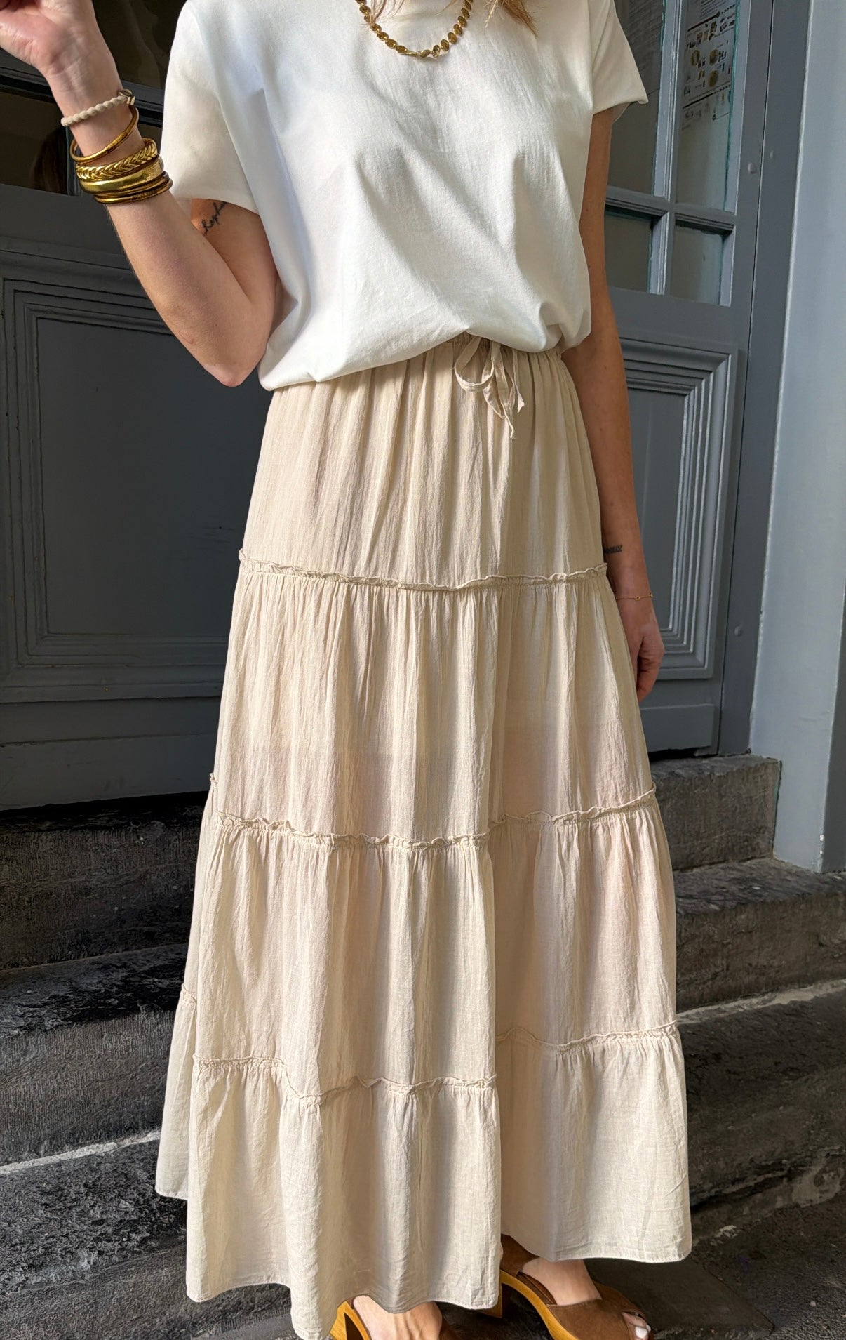 Jupe CHRISTALE Beige