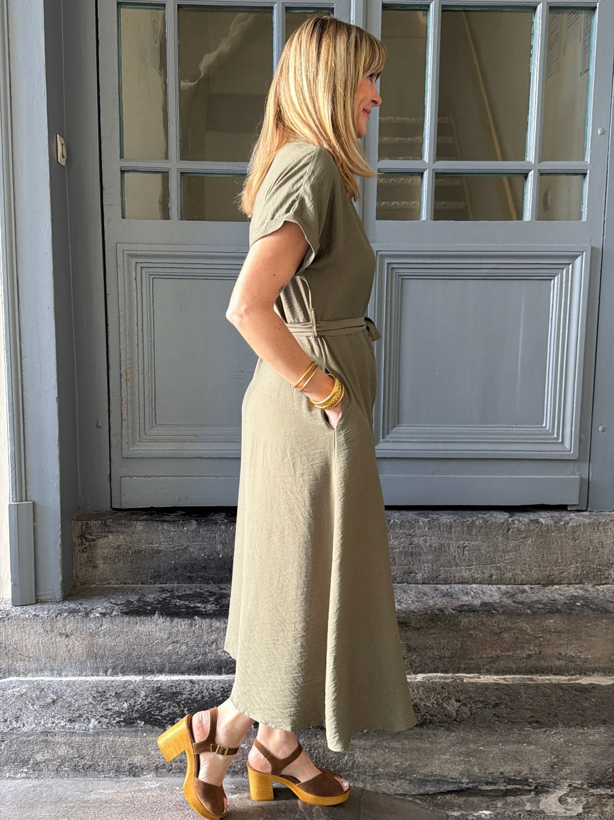 Robe ELIA kaki