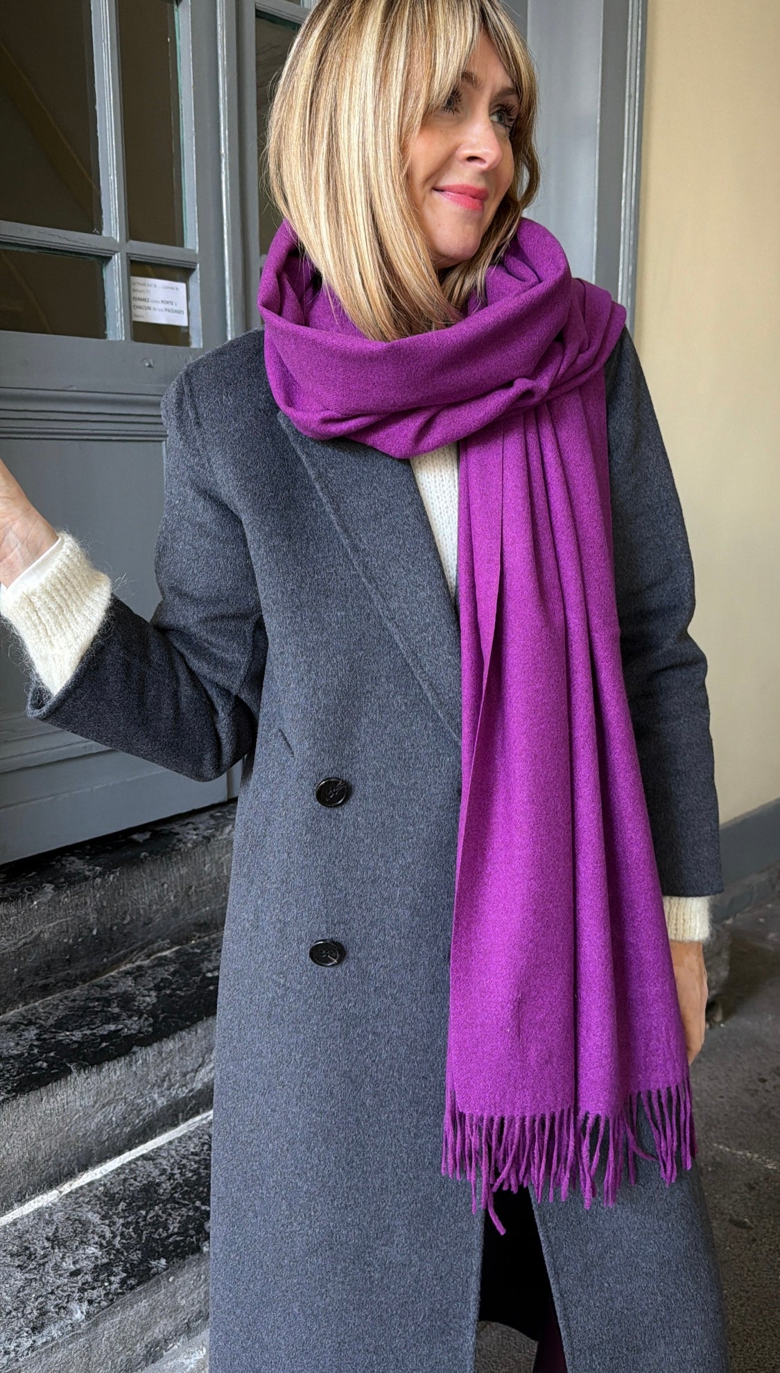 Maxi écharpe LOU Purple