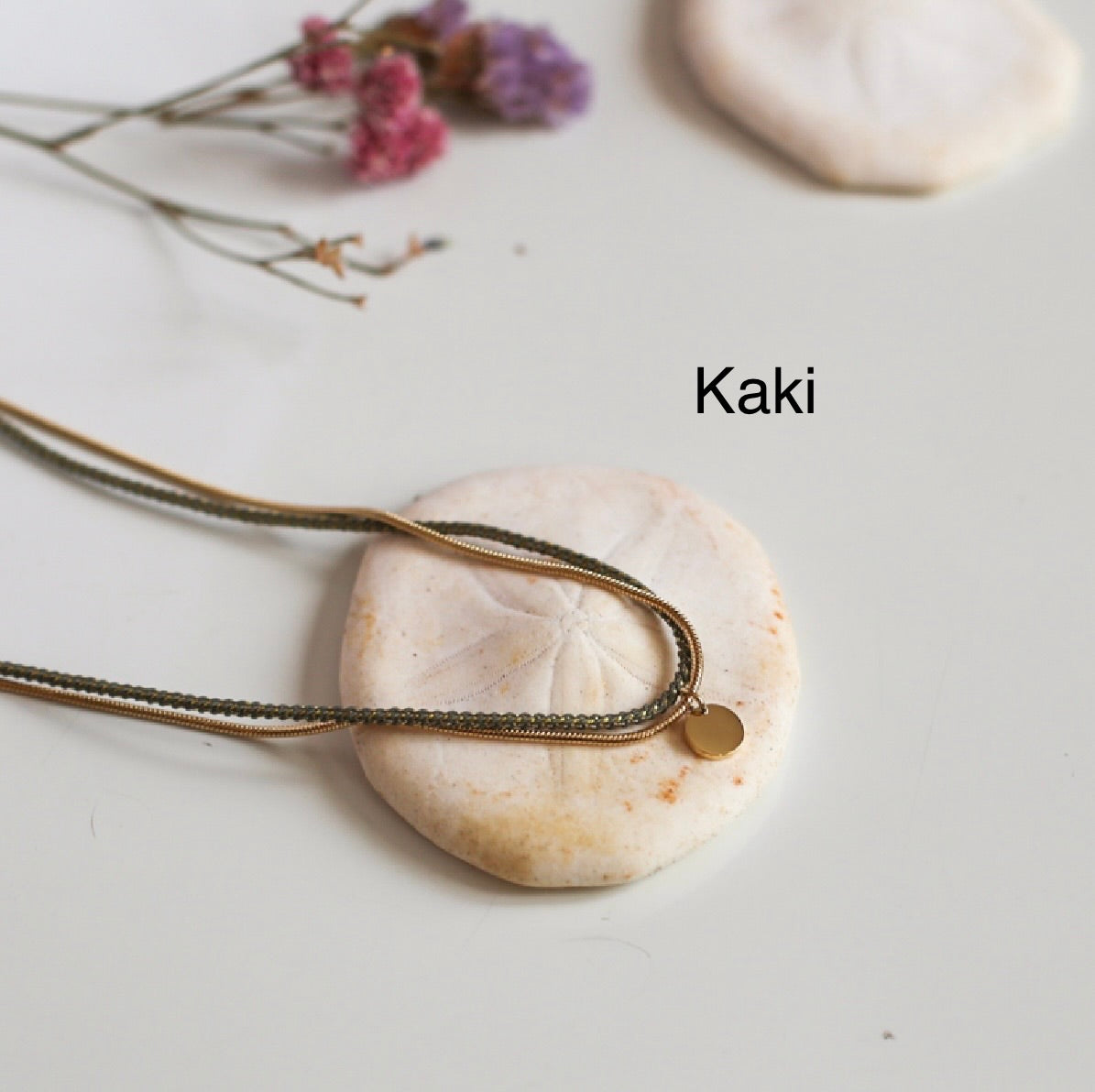 Bijoux VALENTIN & VALENTINE 2 en 1 Kaki