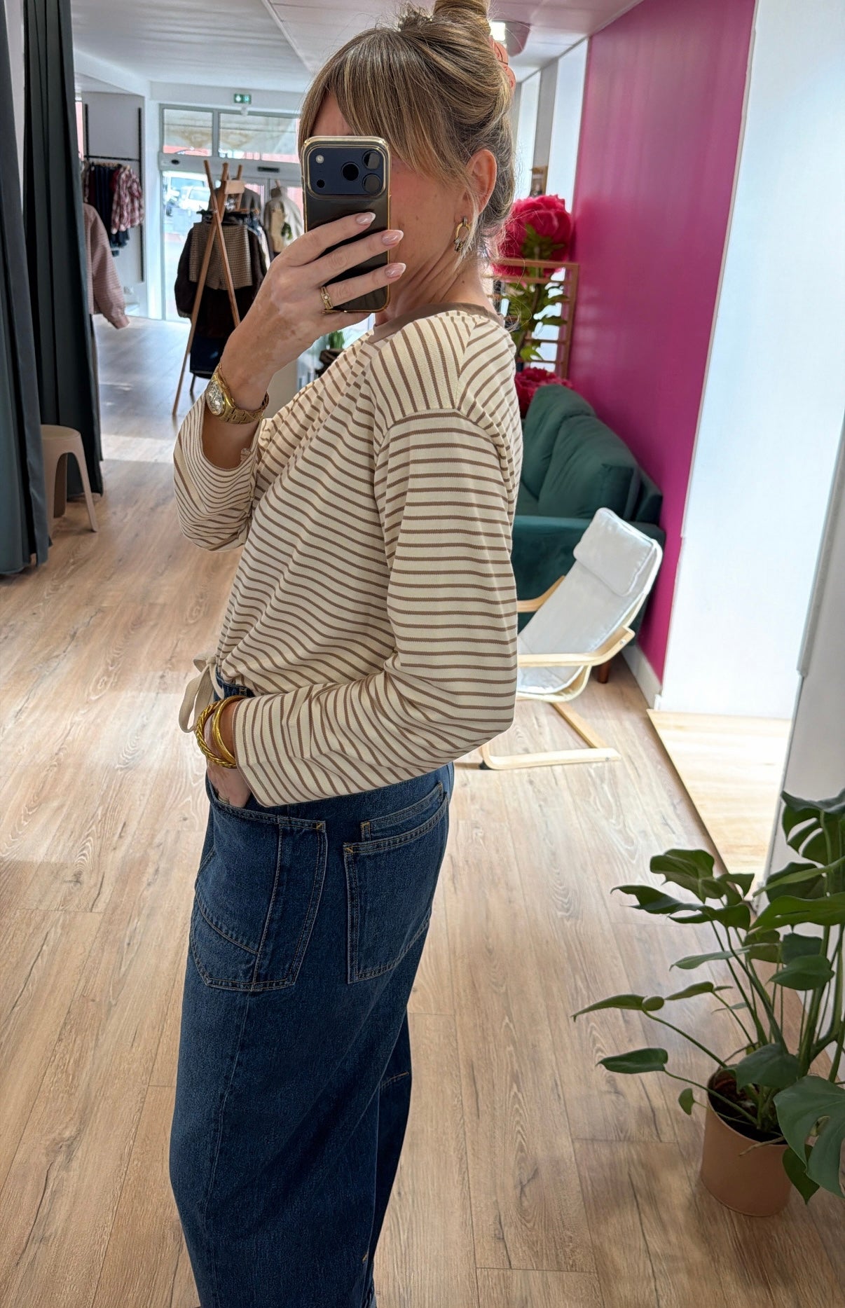 T-shirt LILI Marron Glacé