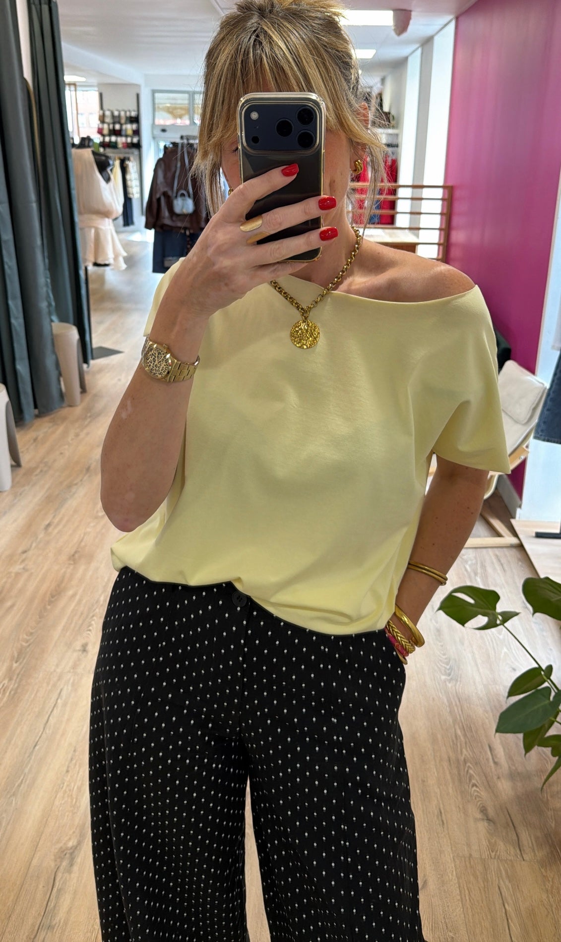 T-shirt GIGI Jaune beurre
