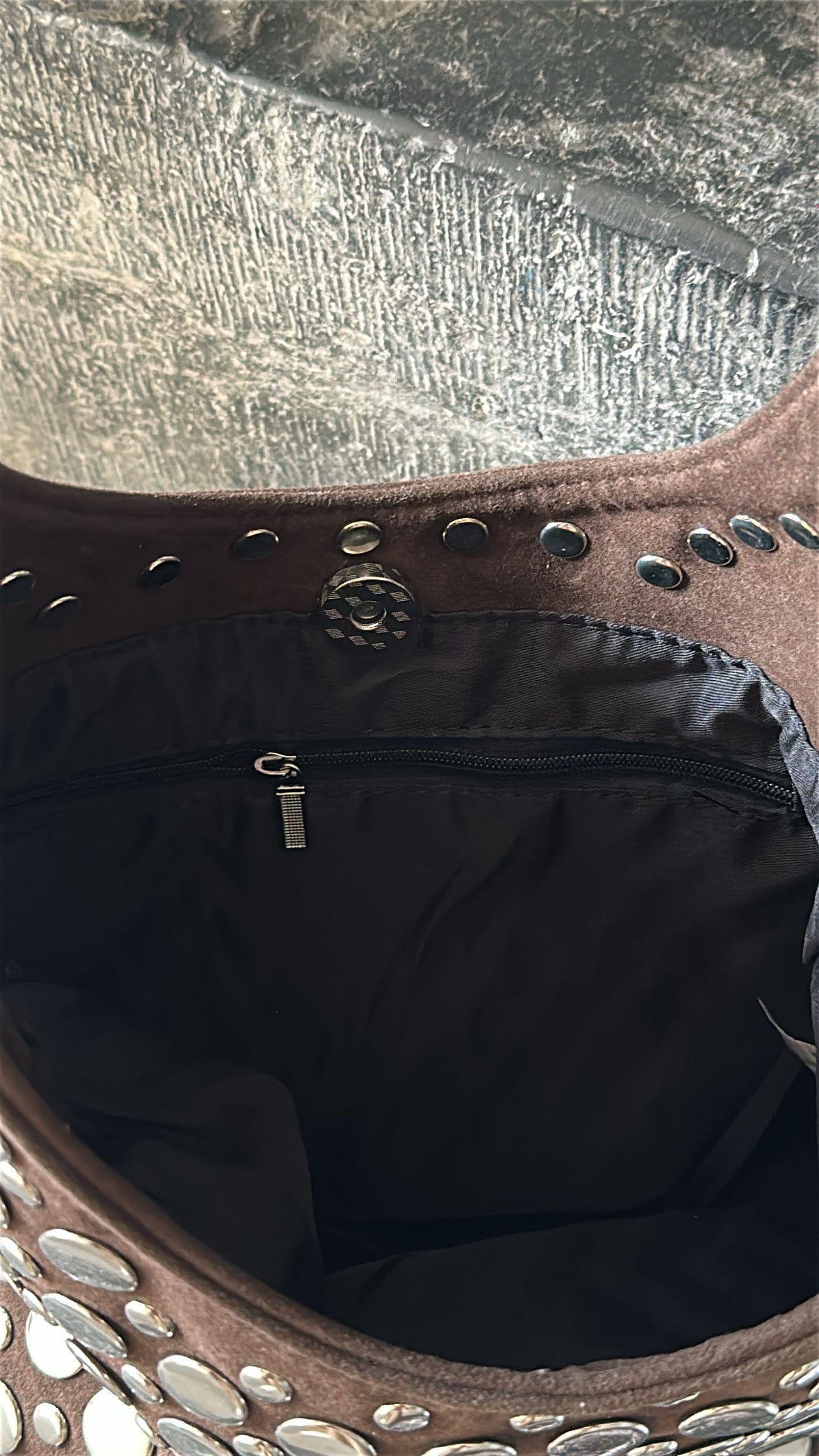 Sac clouté CHESTER Chocolat