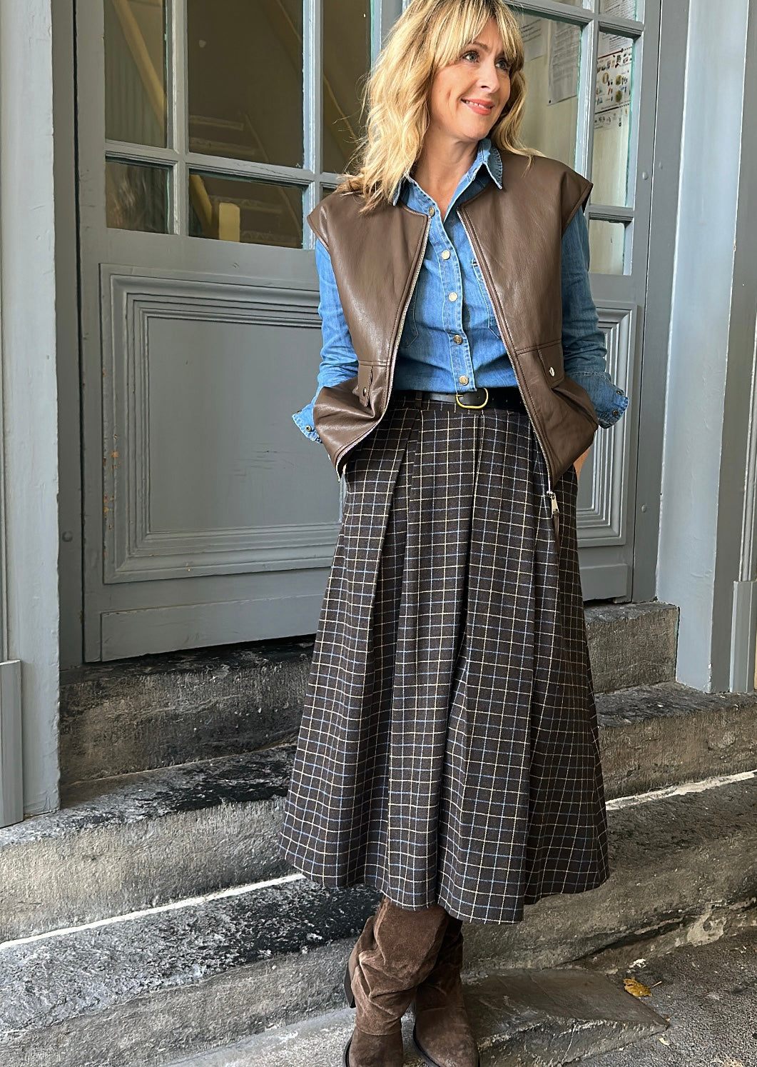 Veste/bomber JAÏA Marron