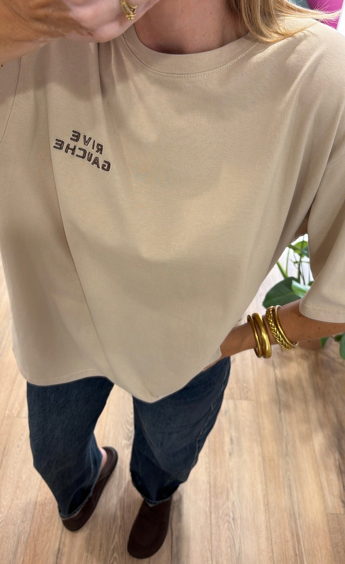 T-shirt RIVE GAUCHE Beige