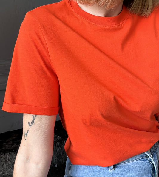 T-shirt RIA Orange PIECES