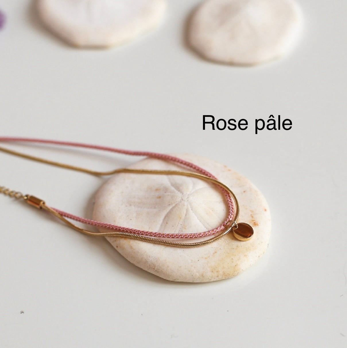 Bijoux VALENTIN & VALENTINE 2 en 1 Rose pâle