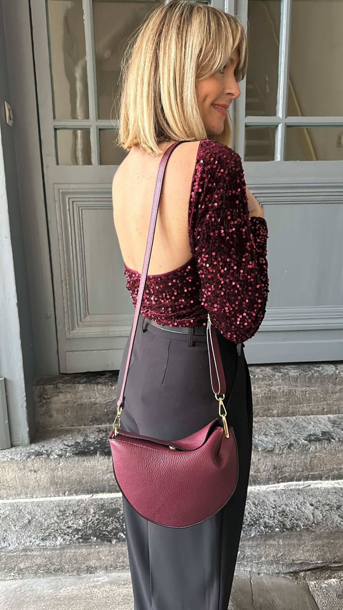 Sac LEONTINE Bordeaux