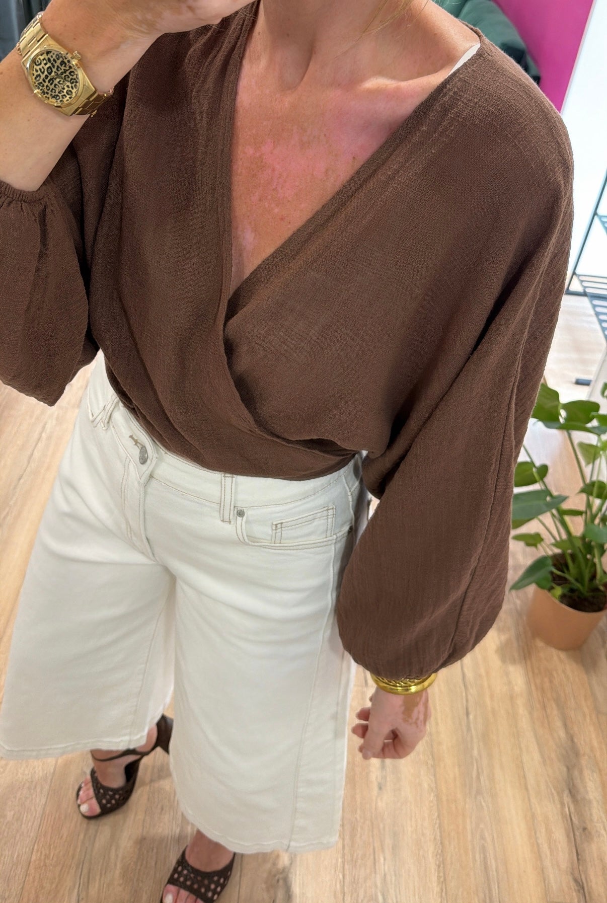 Gilet MARIAN Moka
