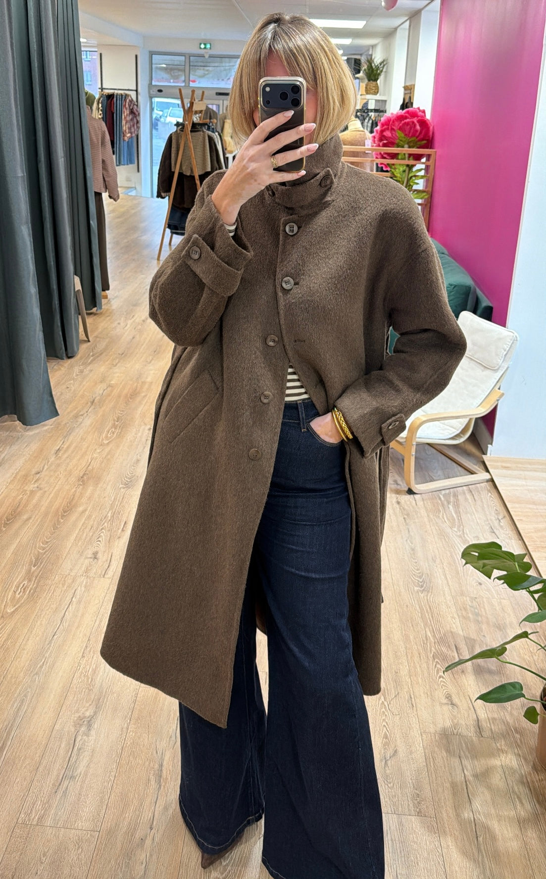 Manteau NOÉ Chocolat