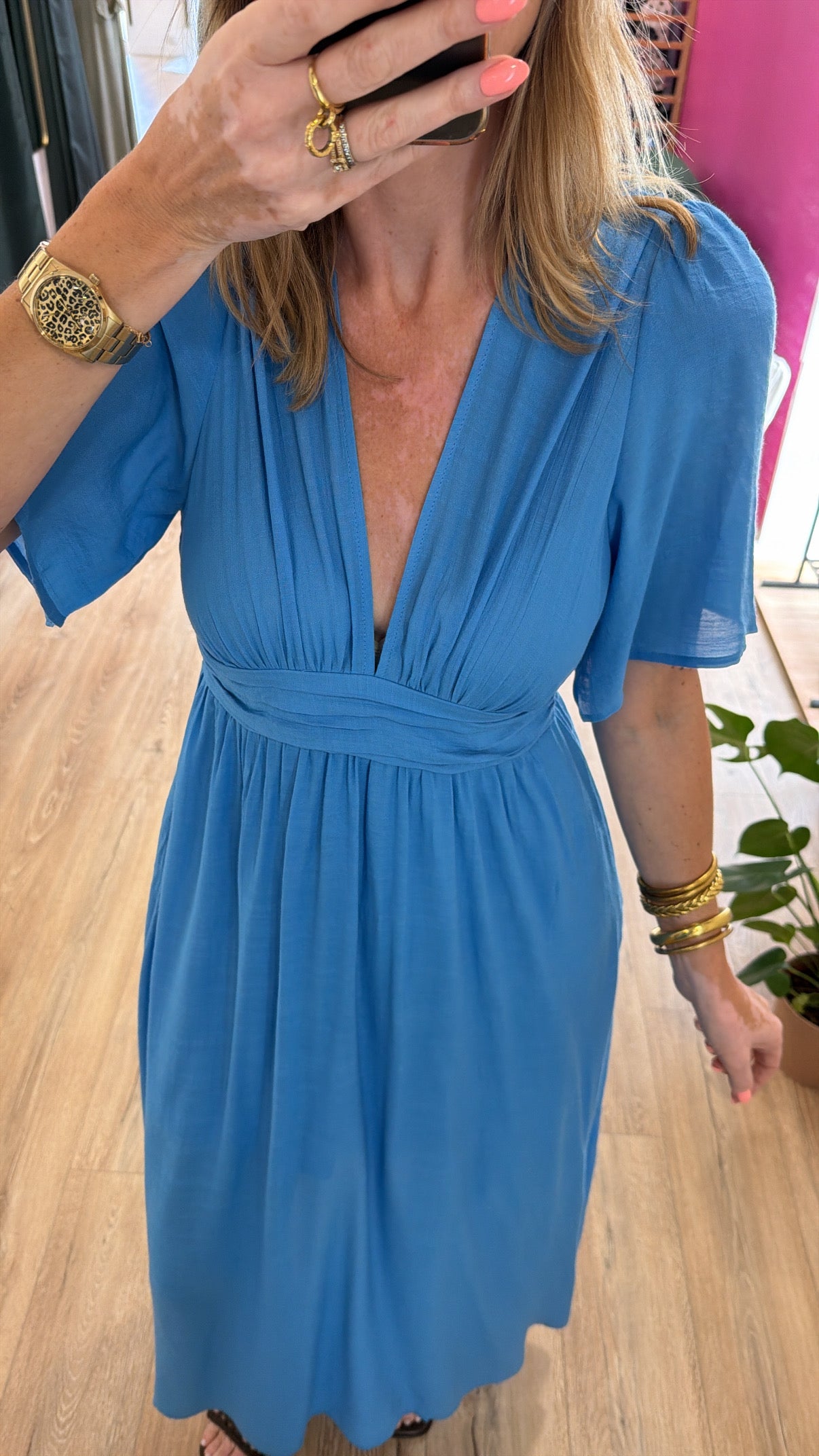 Robe CAMILLA Bleue