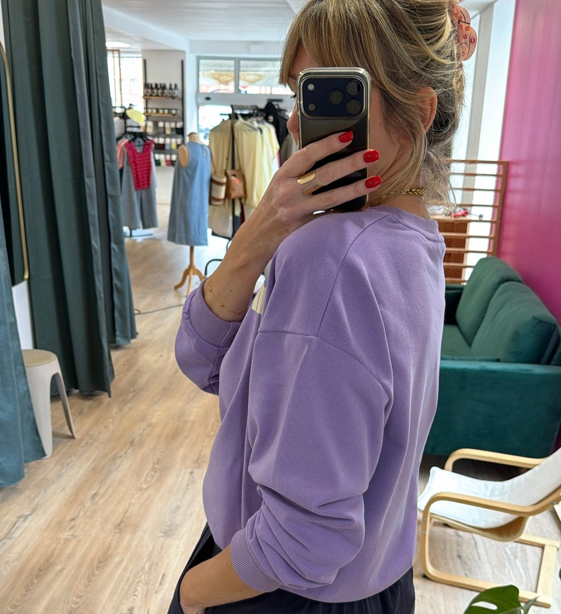 Sweat MADEMOISELLE Lilas