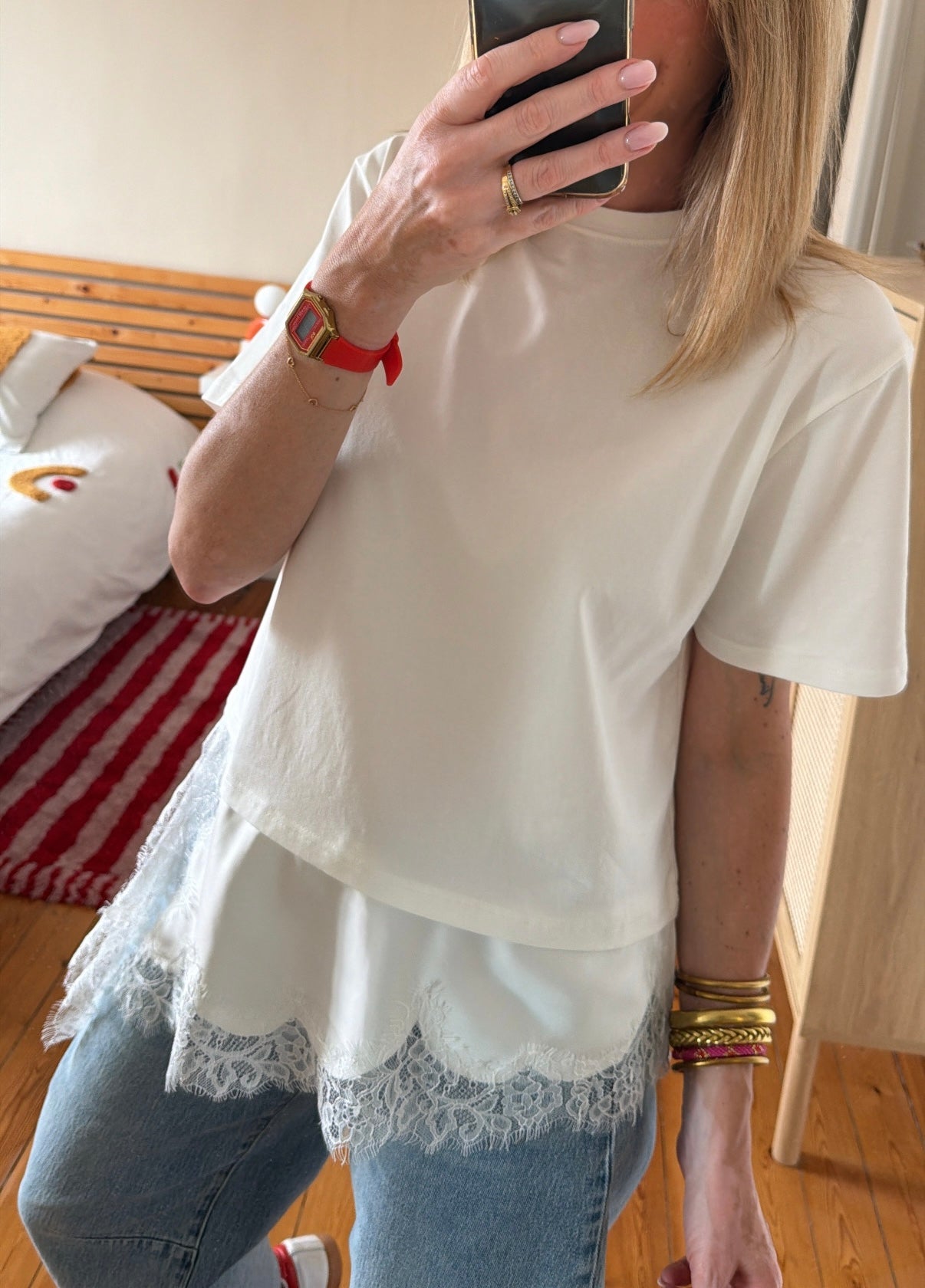 T-shirt ANNA blanc