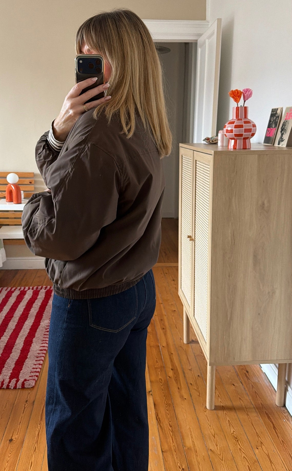 Veste ROSALIE Chocolat Réversible