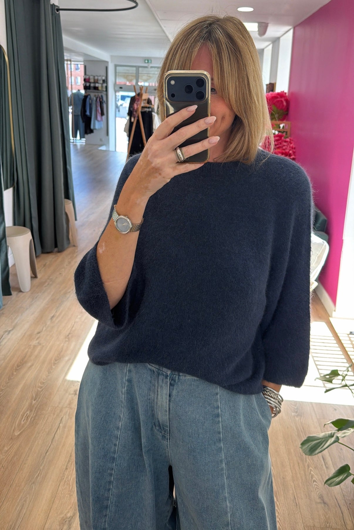 Pull AMON Bleu marine