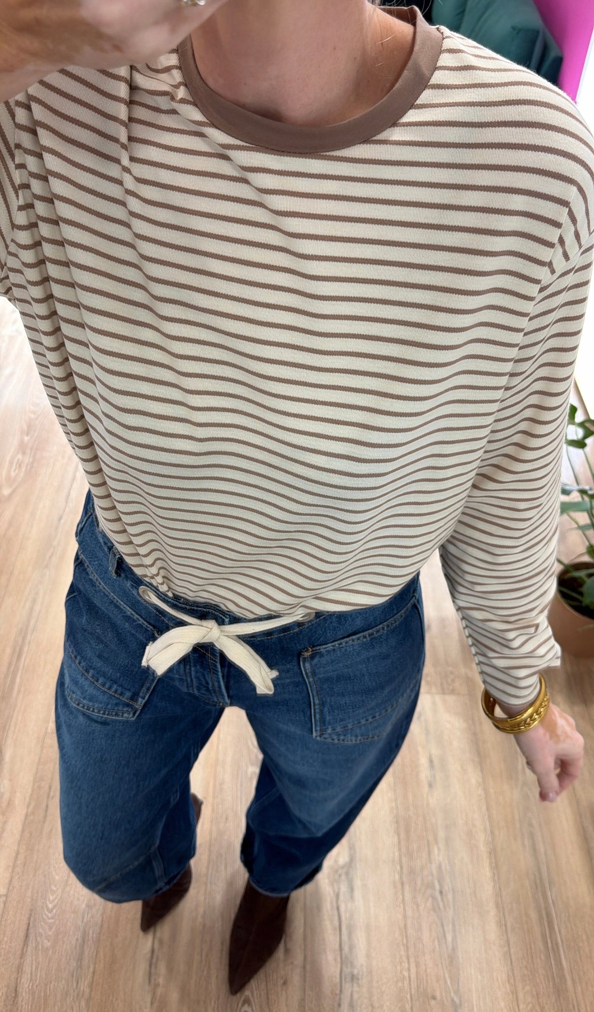 T-shirt LILI Marron Glacé