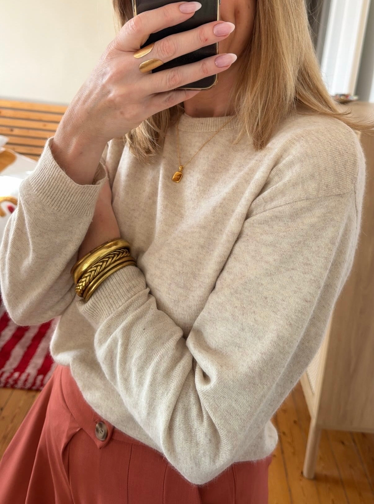 Pull AVA Beige chiné