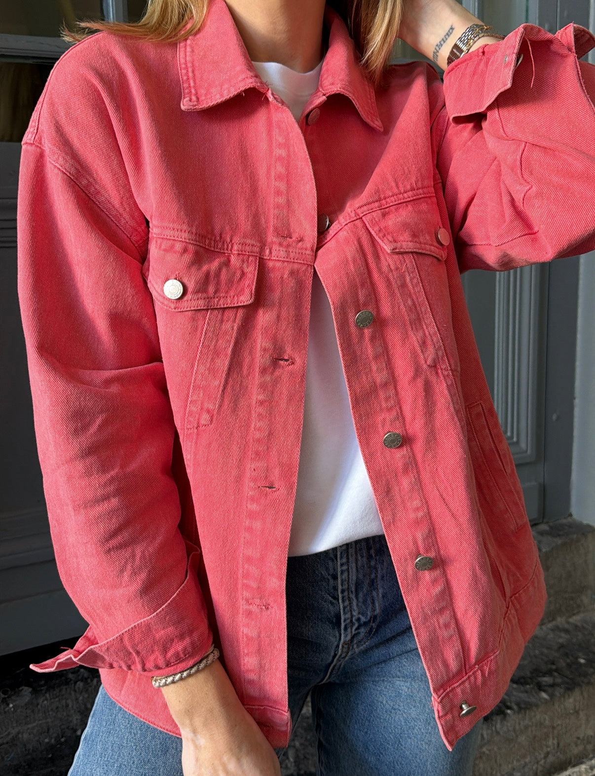 Veste LOVE Corail