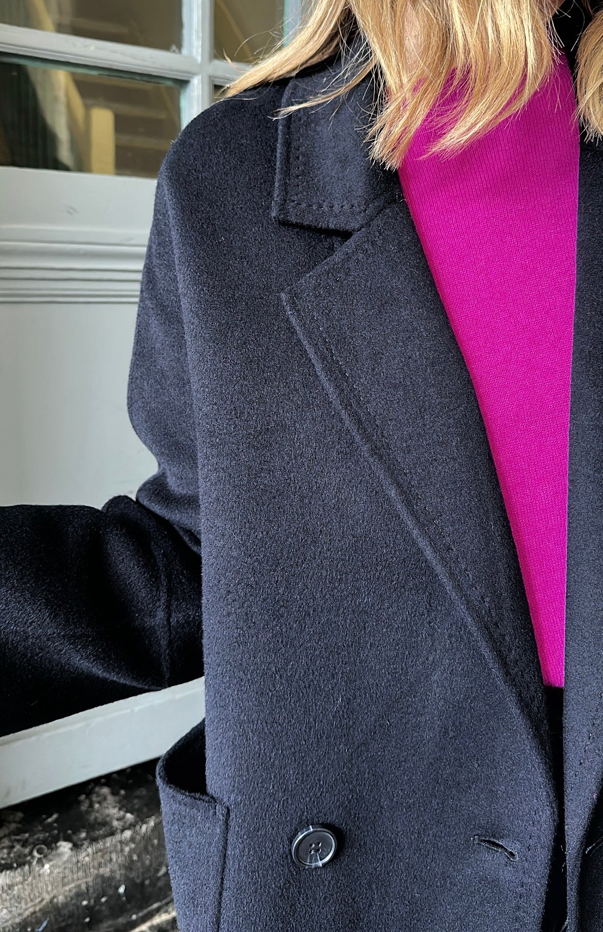 Manteau LEON Bleu marine