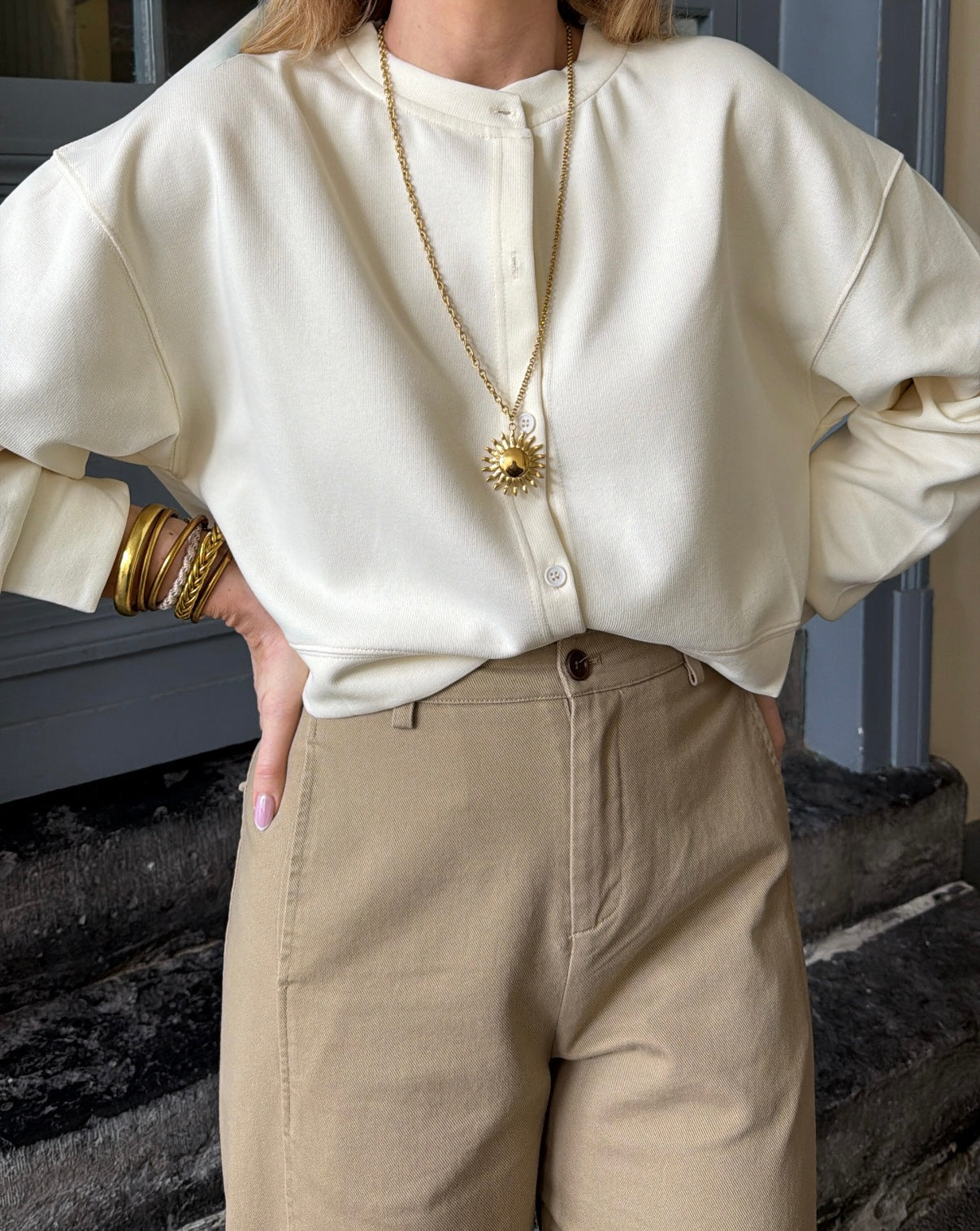 Gilet PALOMA Écru