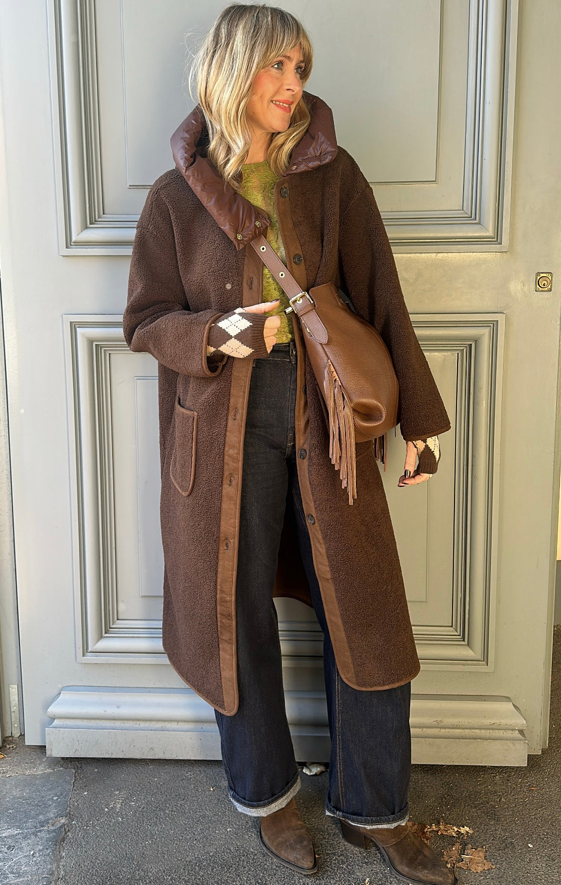 Manteau SACHA Marron