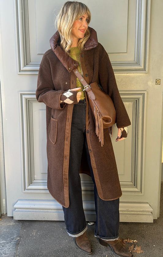 Manteau SACHA Marron