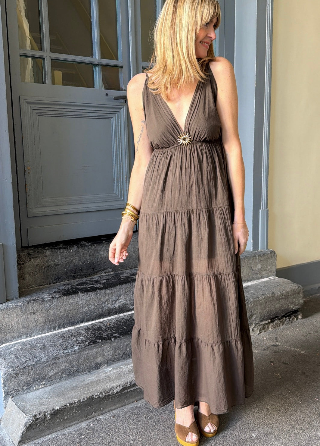 Robe LENIE Marron