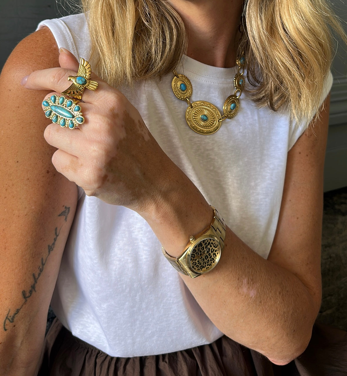 Collier doré