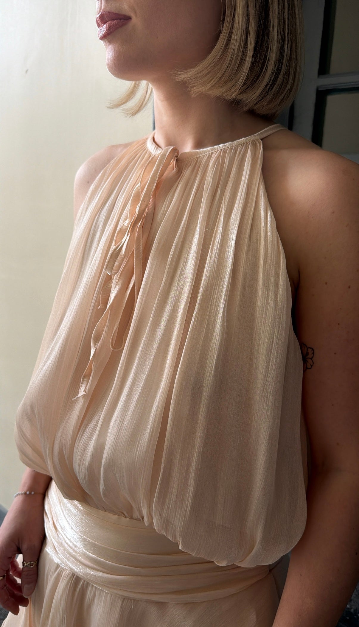 Robe LÉNA Beige rosé