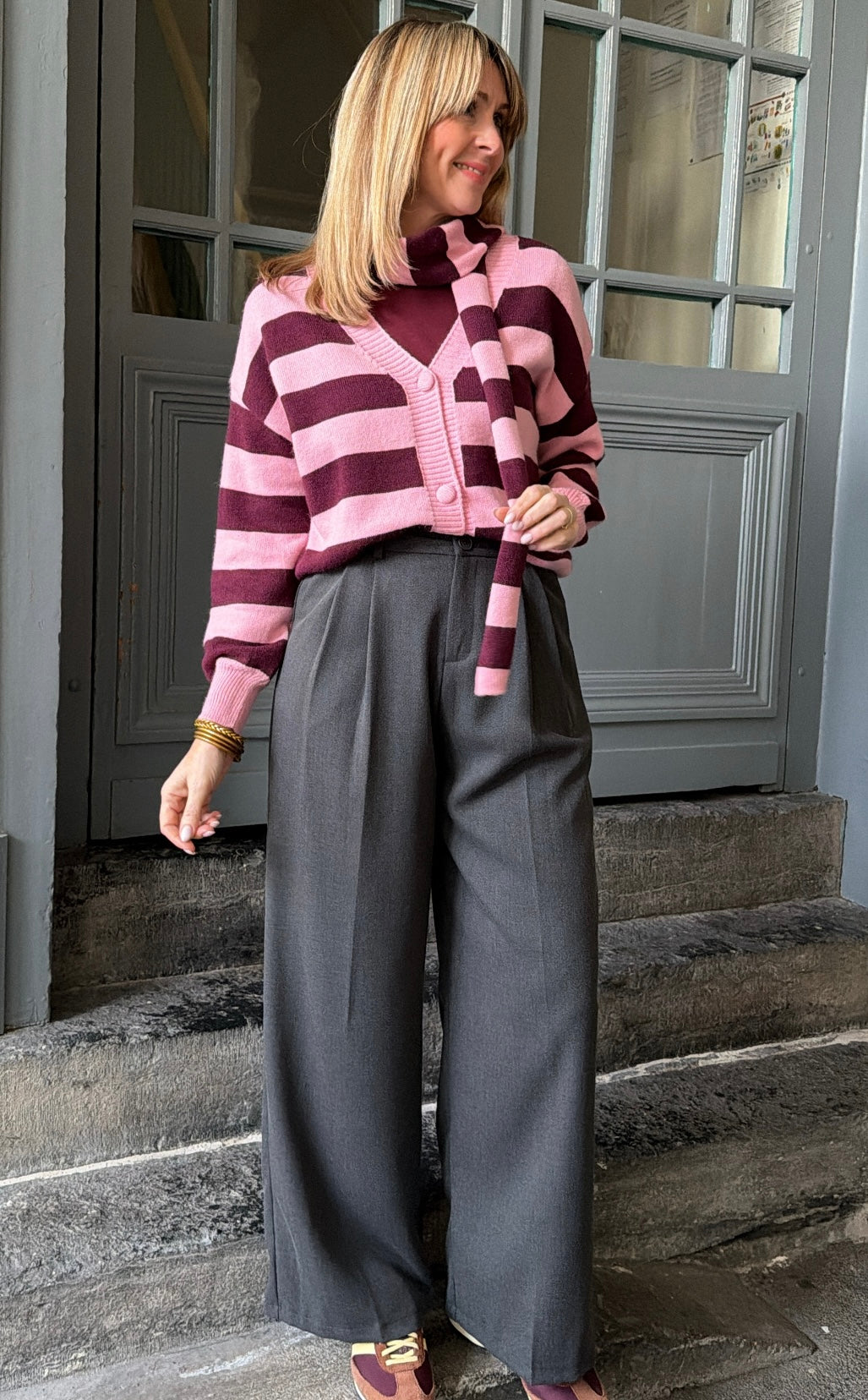 Pantalon MARIELLE Gris