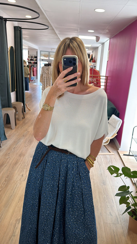 Pull LILOU Blanc