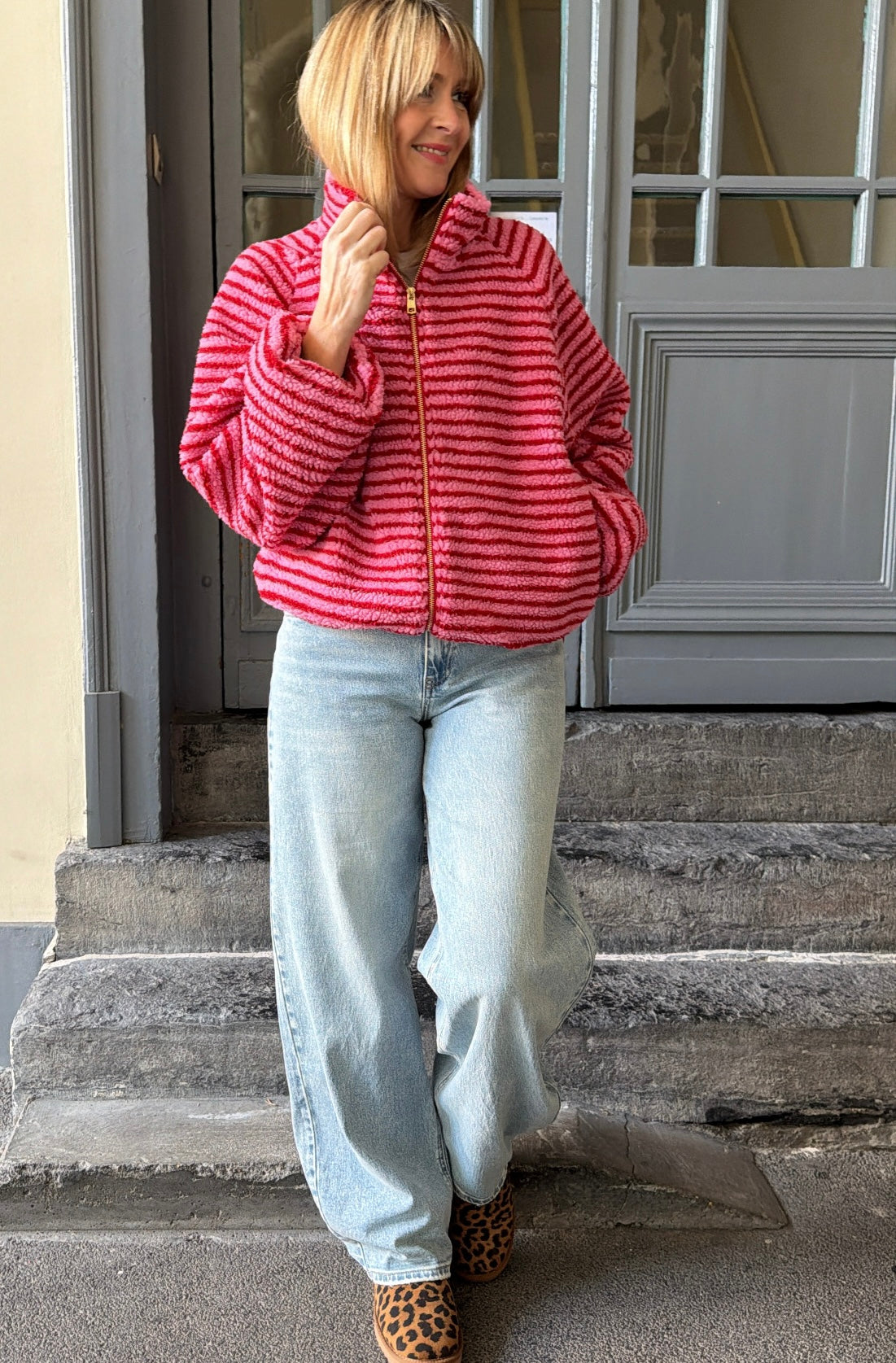 Jean barrel CASSIAN Denim clair