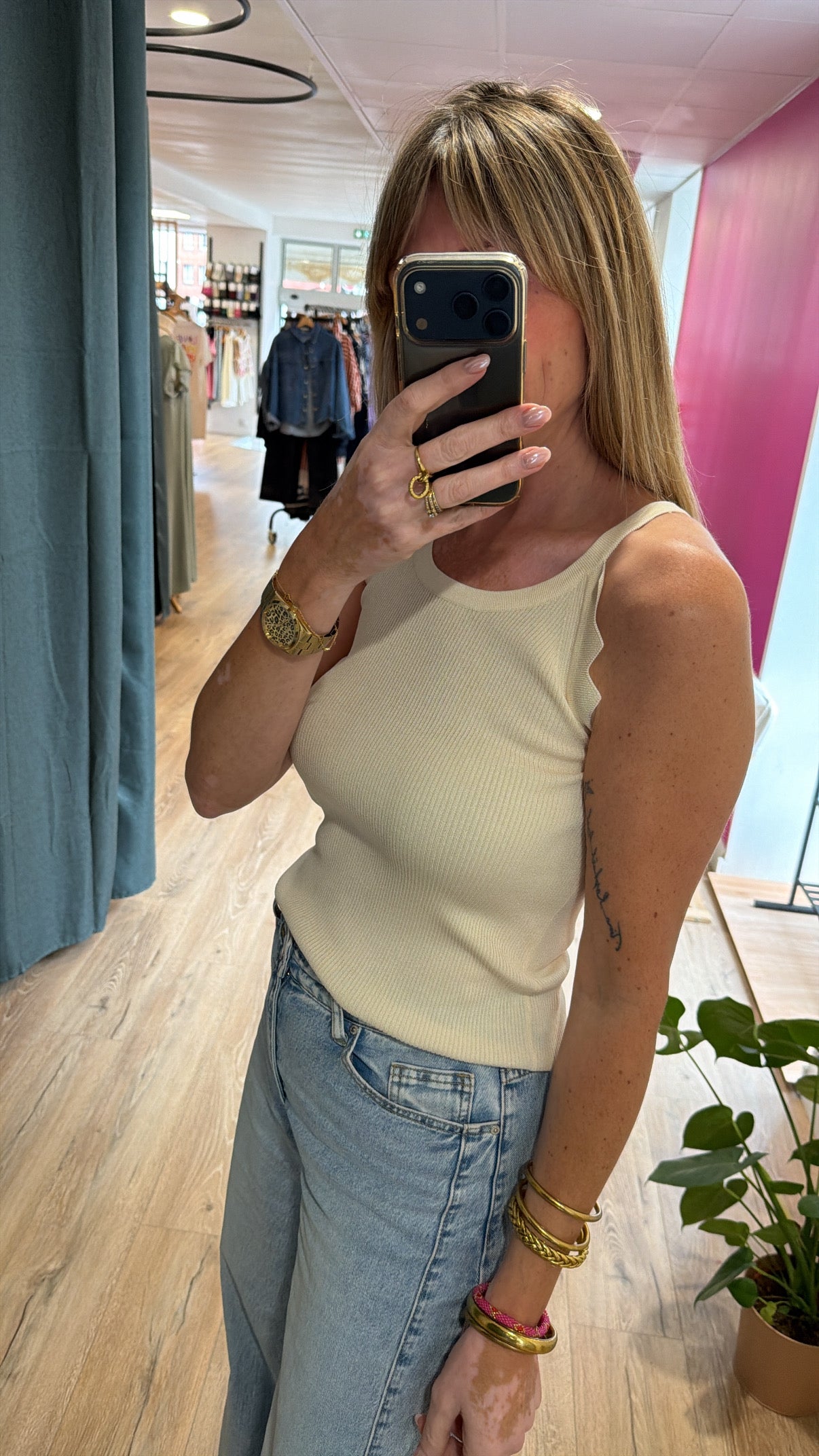 Top TOMY Beige
